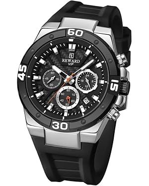 Luxury Black Chronograph Timepiece for Men